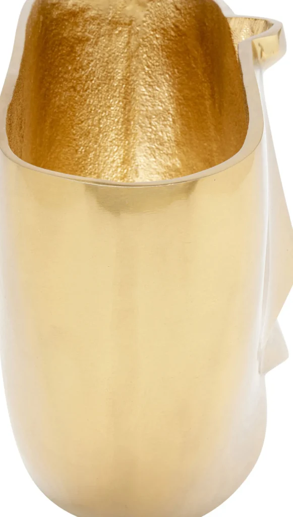 Vaso Half Face oro 38cm - KARE