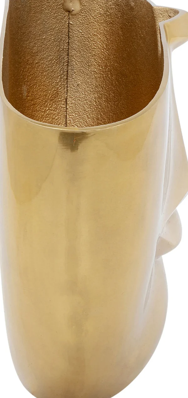 Vaso Half Face oro 46cm - KARE