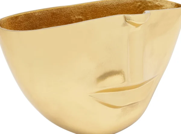 Vaso Half Face oro 38cm - KARE
