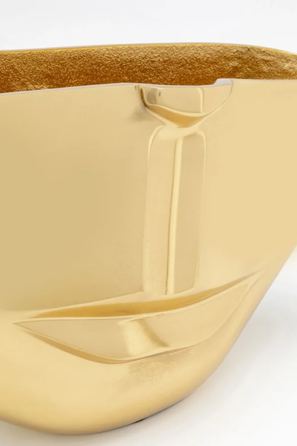 Vaso Half Face oro 38cm - KARE