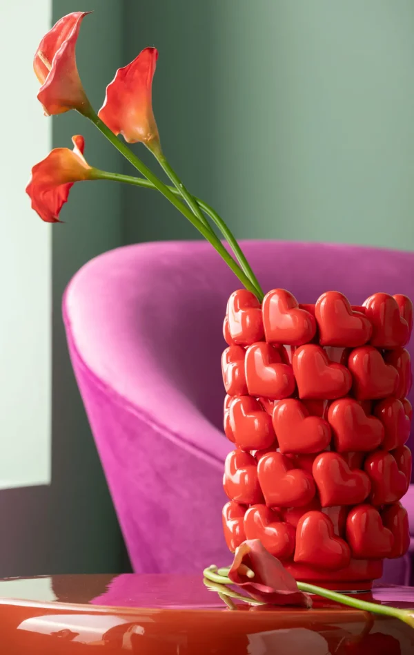 Vaso Hearts 33cm - KARE