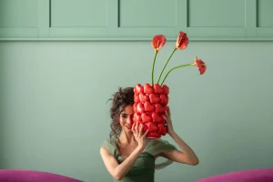 Vaso Hearts 33cm - KARE