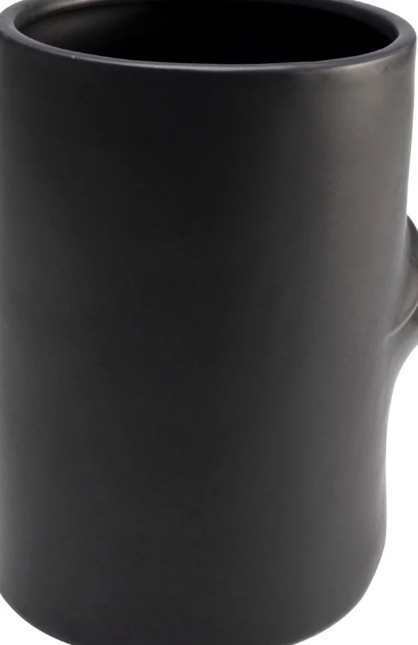Vaso Labbra nero 22cm - KARE