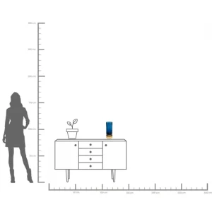 Vaso Lumi Blu 31cm - KARE