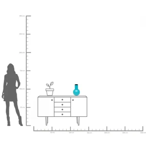 Vaso Mamba blu 31cm - KARE