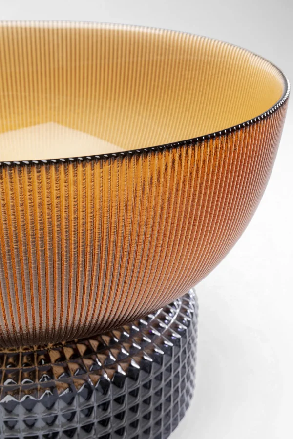 Vaso Marvelous Duo ambra grigio 22cm - KARE