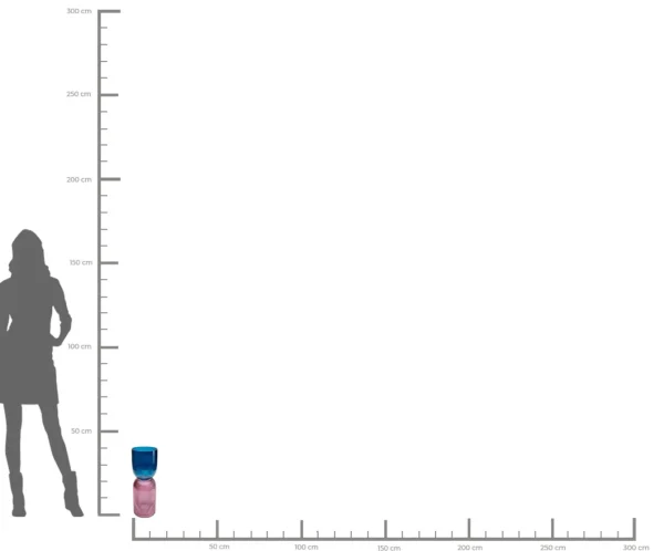 VASO MARVELOUS DUO BLU LILA 40CM - KARE