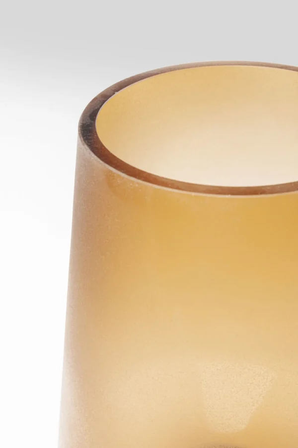 Vaso Noble Ring ambra opaco 26cm - KARE