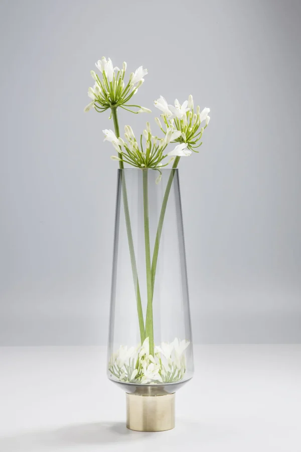 Vaso Noble Ring Grigio 40cm - KARE