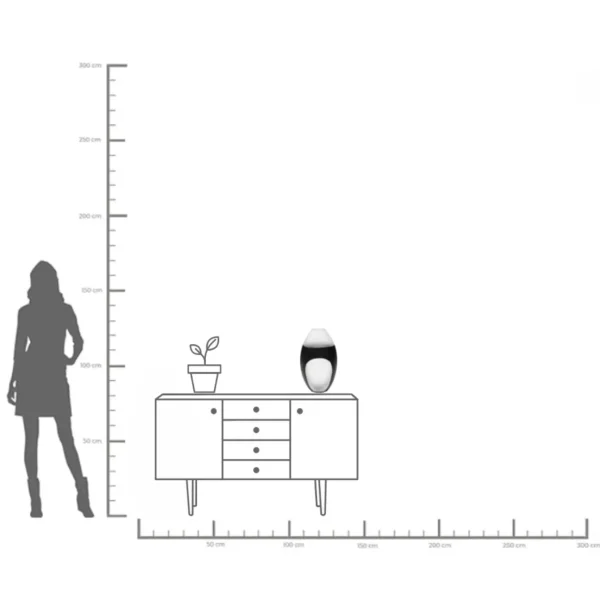 Vaso Ombra 41cm - KARE