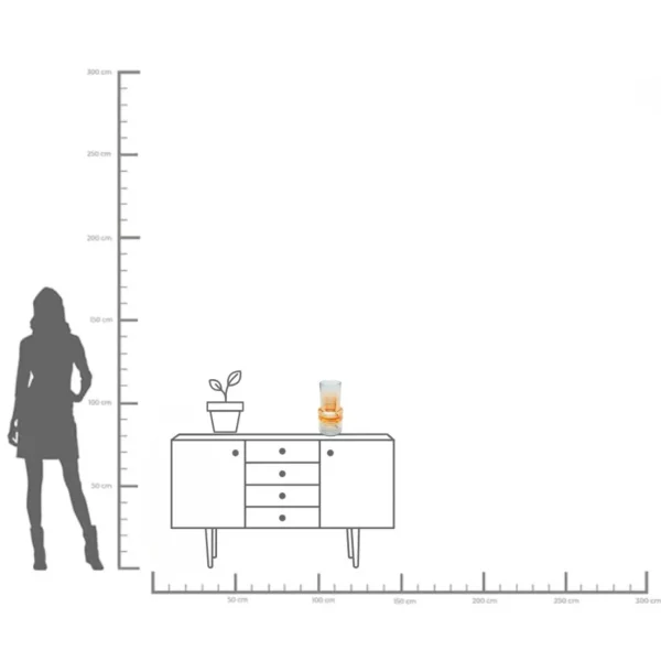 Vaso Phenom Multi 30cm - KARE