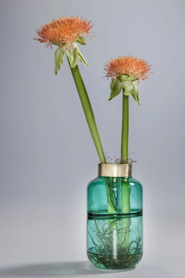 VASO POSITANO BELLY VERDE 28CM - KARE