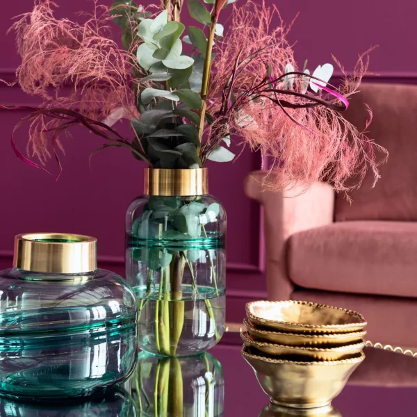 VASO POSITANO BELLY VERDE 28CM - KARE