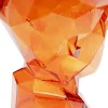 Vaso Prisma Face Arancione 30cm - KARE