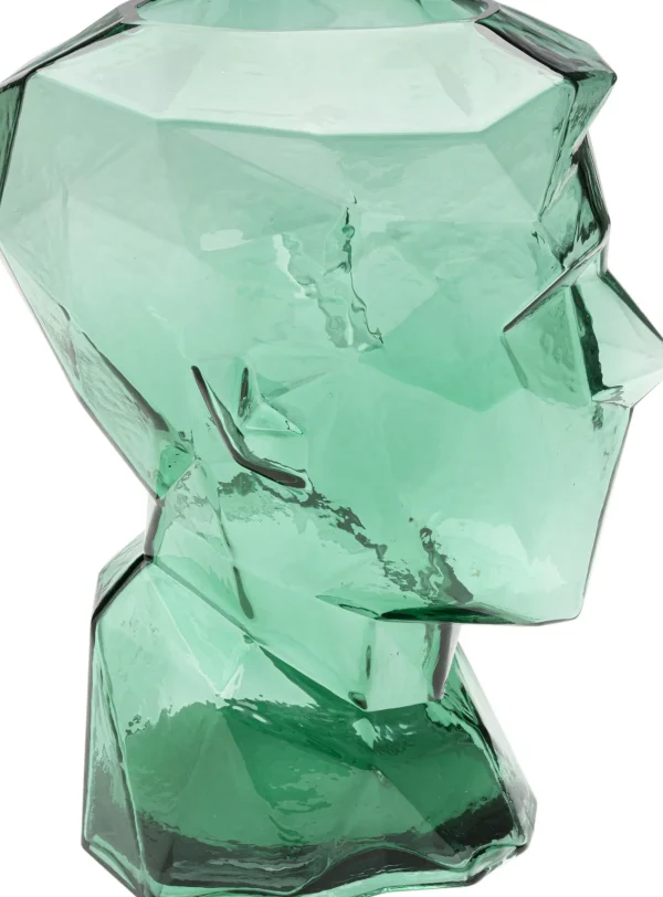Vaso Prisma Face Verde 30cm - KARE