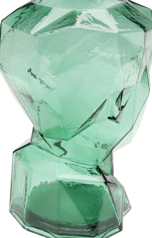 Vaso Prisma Face Verde 30cm - KARE