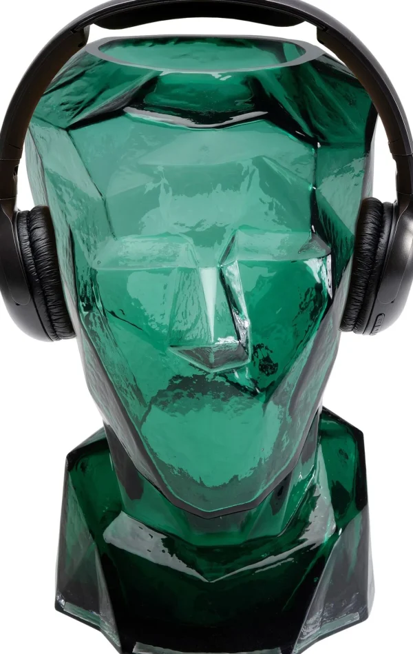 Vaso Prisma Face Verde 30cm - KARE