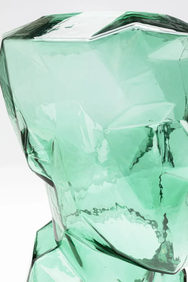 Vaso Prisma Face Verde 30cm - KARE