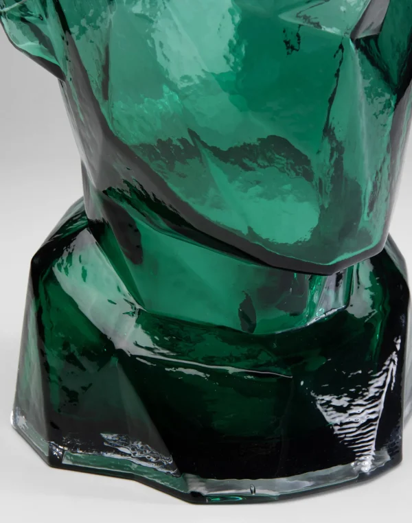 Vaso Prisma Face Verde 30cm - KARE