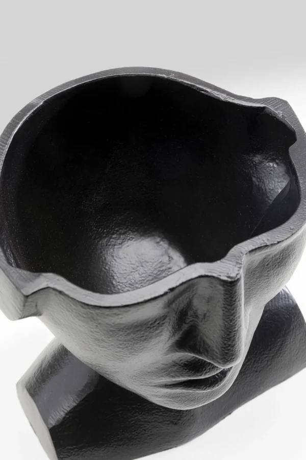 Vaso Rostro nero 17cm - KARE
