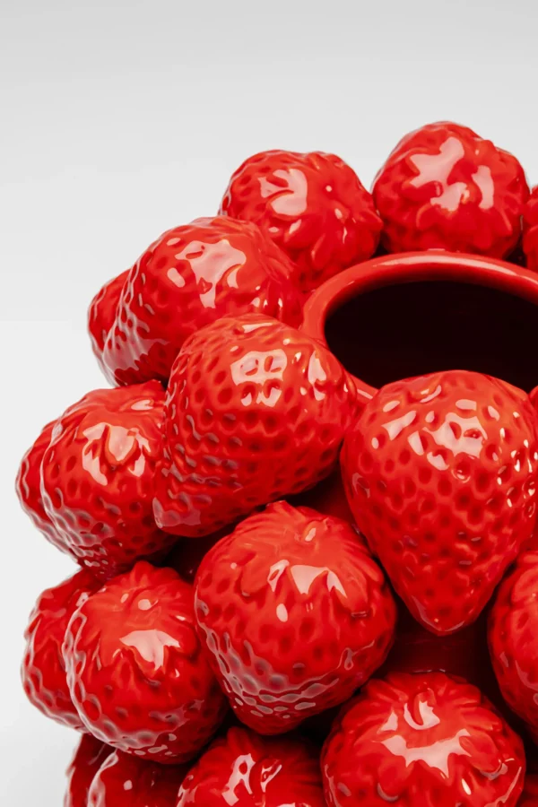 Vaso Strawberries rosso 30cm - KARE