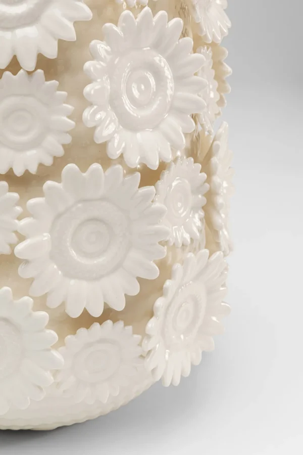 Vaso Sunflowers bianco 30cm - KARE