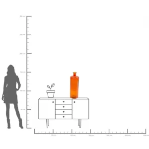 Vaso Tutti arancione 75cm - KARE
