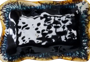 Vassoio Lio blu scuro 17x26cm - KARE