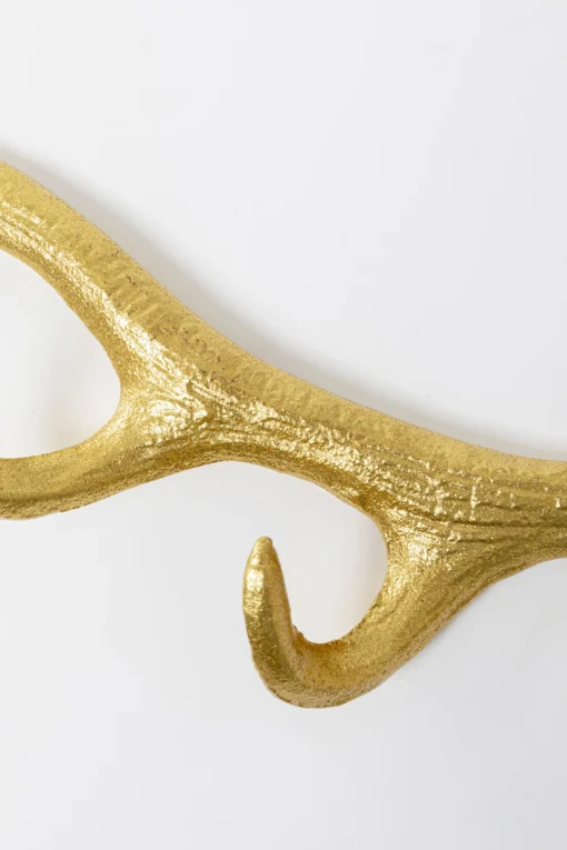 KARE Design Appendiabiti da parete Antler Gold 35cm - KARE> Appendiabiti