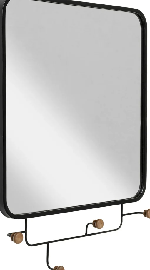 KARE Design Appendiabiti da parete Gina miroir 50x65cm - KARE> Appendiabiti