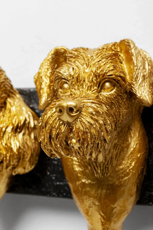 KARE Design Appendiabiti Dog Family Gold 31cm - KARE> Appendiabiti
