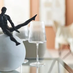 KARE Design Bicchiere da vino Riffle - KARE> Stoviglie|Bicchieri