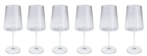 KARE Design Bicchiere da vino Riffle - KARE> Stoviglie|Bicchieri