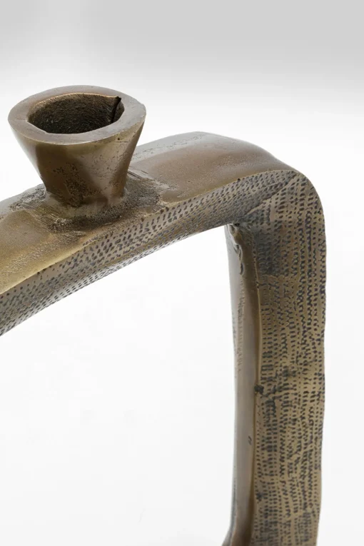 KARE Design Candelabro / portacandela decorativo "Tanu Brass" h40cm ottone - KARE> Candelabri