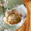 KARE Design Ciotola decorativa Flower Bloom crema-oro Ø20cm - KARE> Piatti