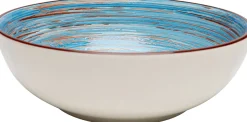 KARE Design Ciotola Swirl Blau Ø22cm - KARE></noscript> Piatti