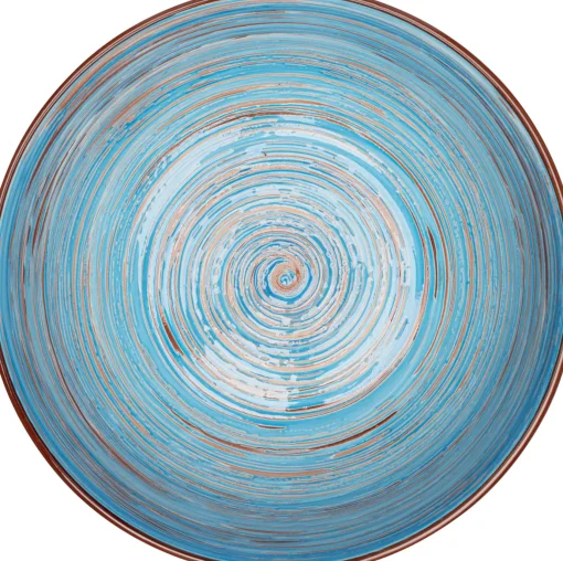 KARE Design Ciotola Swirl Blau Ø22cm - KARE> Piatti