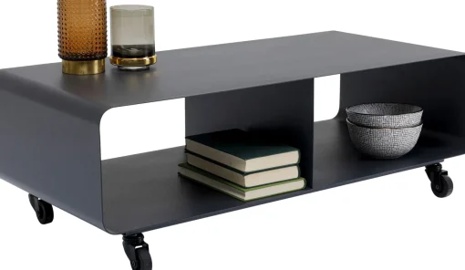 KARE Design Comò basso Lounge M grigio 90x30cm - KARE> Mobile Tv