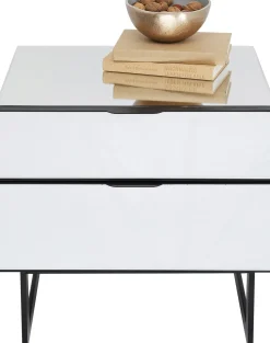 KARE Design Comò piccolo Soran nero 49x50cm - KARE> Comodino