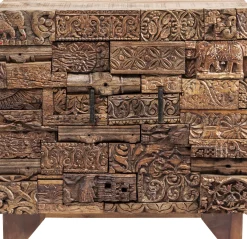 KARE Design Comò Shanti Surprise Puzzle Nature - KARE> Credenze E Madie