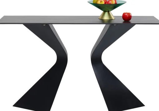 KARE Design Console Gloria nero Keramik 140x81cm - KARE> Consolle Guardaroba