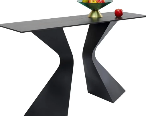 KARE Design Console Gloria nero Keramik 140x81cm - KARE> Consolle Guardaroba