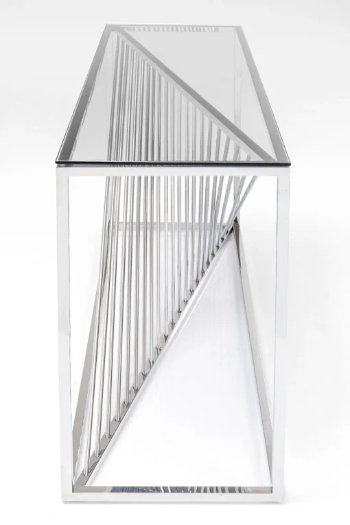 KARE Design CONSOLE LASER ARGENTO - VETRO CHIARO 120X40 - KARE> Consolle Guardaroba