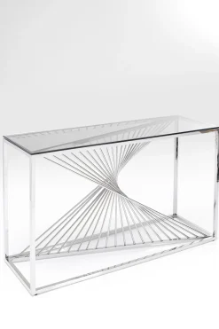KARE Design CONSOLE LASER ARGENTO - VETRO CHIARO 120X40 - KARE></noscript> Consolle Guardaroba