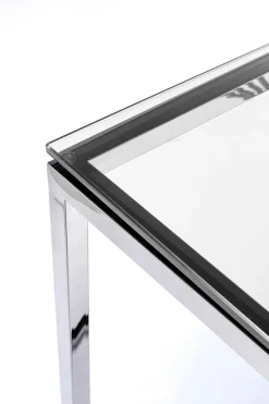 KARE Design CONSOLE LASER ARGENTO - VETRO CHIARO 120X40 - KARE></noscript> Consolle Guardaroba