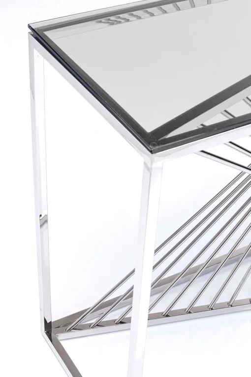 KARE Design CONSOLE LASER ARGENTO - VETRO CHIARO 120X40 - KARE> Consolle Guardaroba
