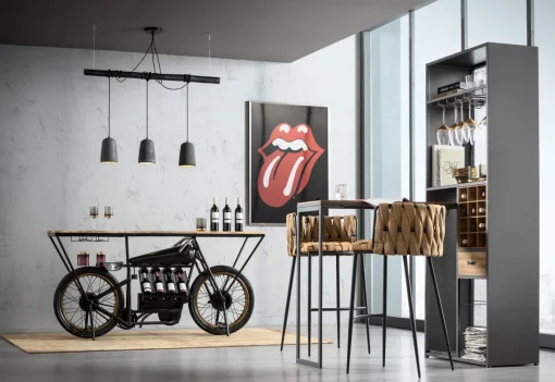KARE Design Console Motorbike Nero - KARE> Consolle Guardaroba|Bar