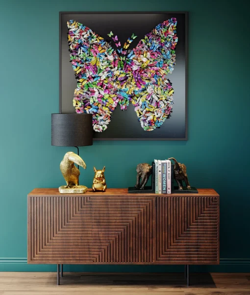 KARE Design Cornice Decorativa Farfalla 120x120cm - KARE> Quadri