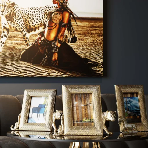 KARE Design Cornice Leopard 28x23cm - KARE> Portafoto
