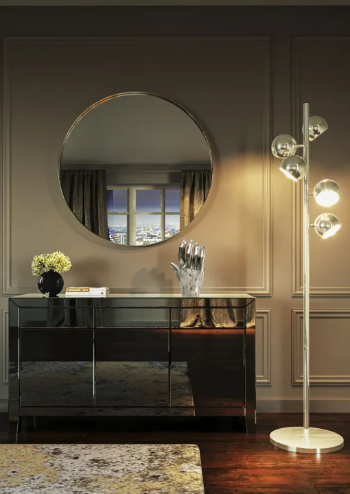 KARE Design Credenza Luxury push-up grigia - KARE> Credenze E Madie